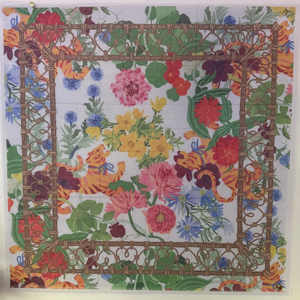 Jardín de Los Jefes Mat Canvas from Tigre de Tartán