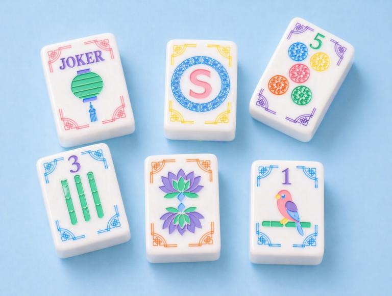 A Beautiful Line Traditional Line mahjong tiles