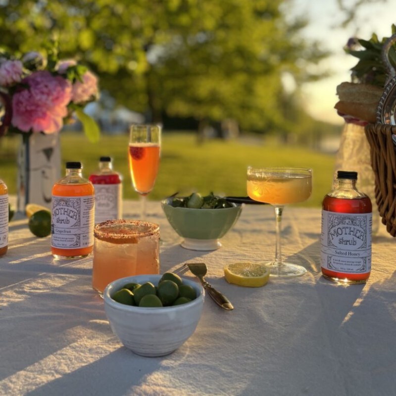 MOTHER shrub drinking vinegar bottles