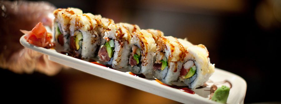 Sushi rolls at Sushimoto in Miramar Beach