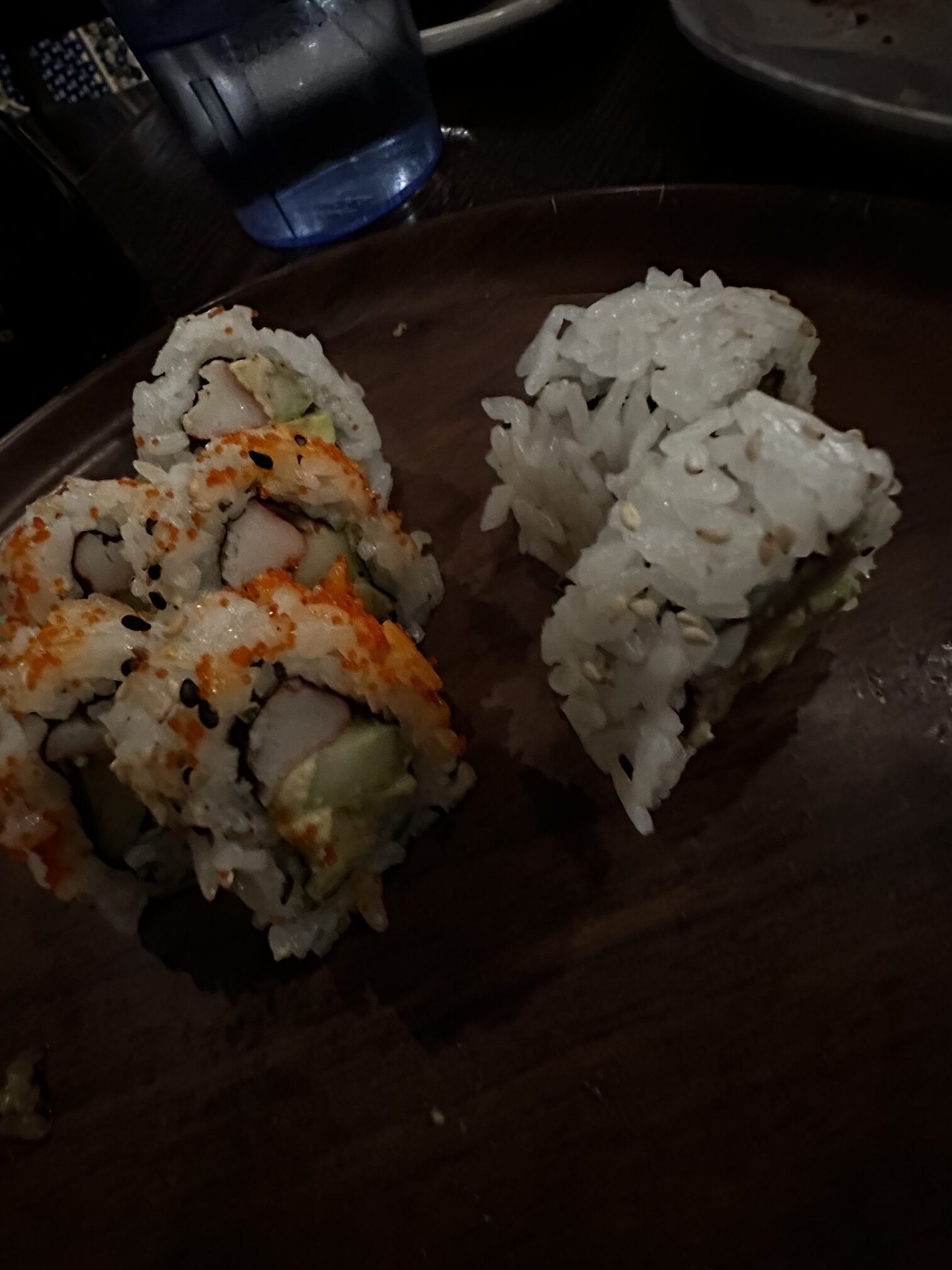 Fresh sushi rolls at Sushimoto in Miramar Beach, Florida